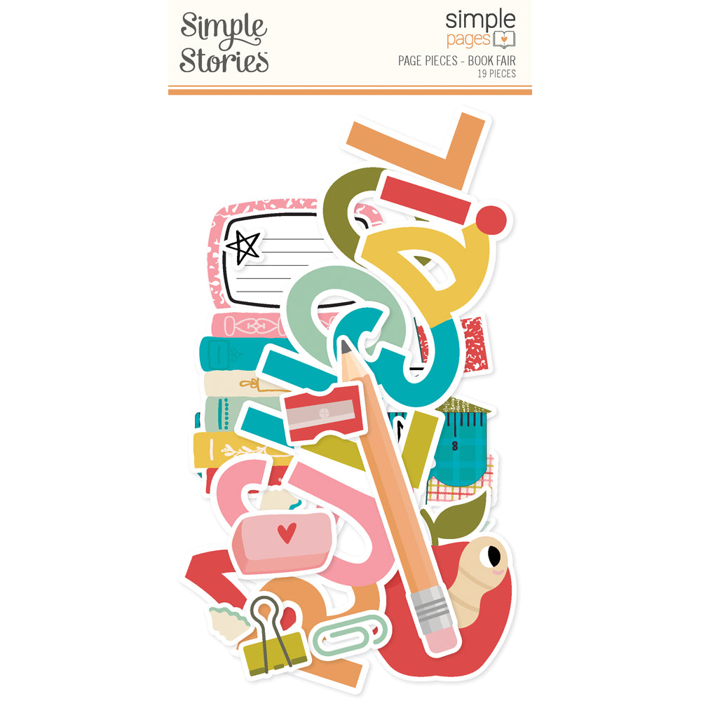 Book Fair Simple Pages Page Pieces - Unit of 6