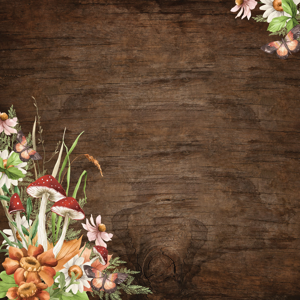 Simple Vintage Woodlands View From Here - 25 pack