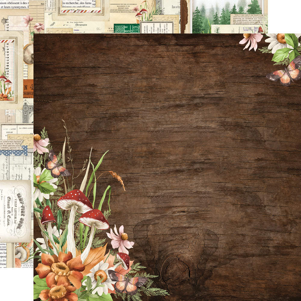 Simple Vintage Woodlands View From Here - 25 pack