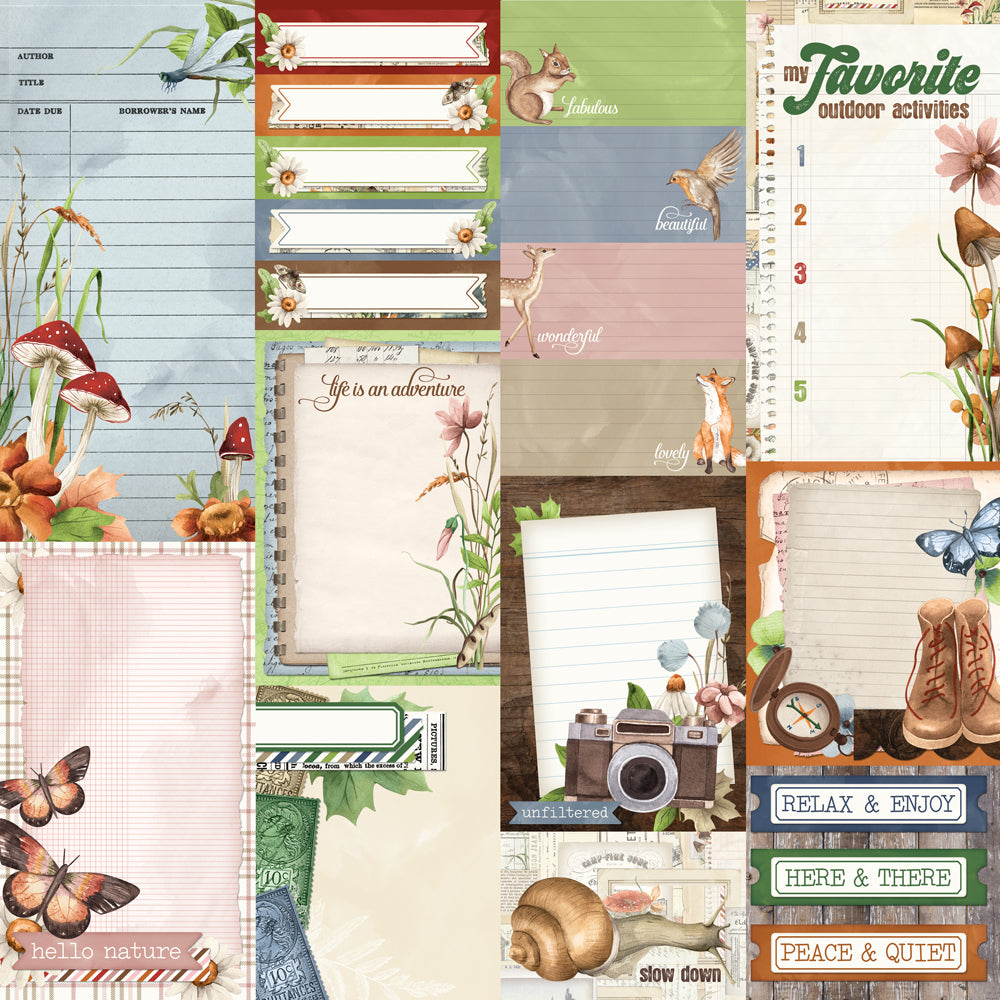 Simple Vintage Woodlands Journal Elements - 25 pack