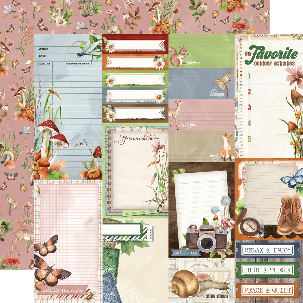 Simple Vintage Woodlands Journal Elements - 25 pack