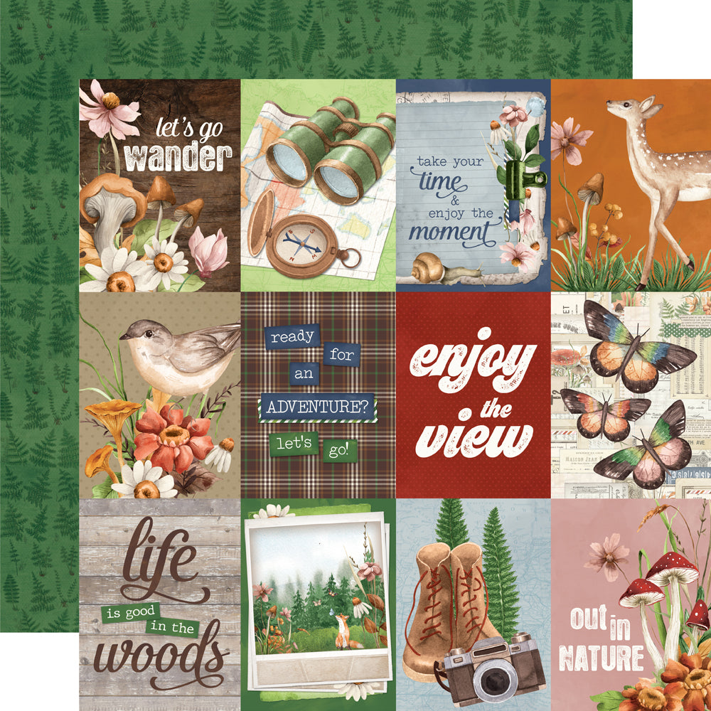 Simple Vintage Woodlands 3x4 Elements - 25 pack