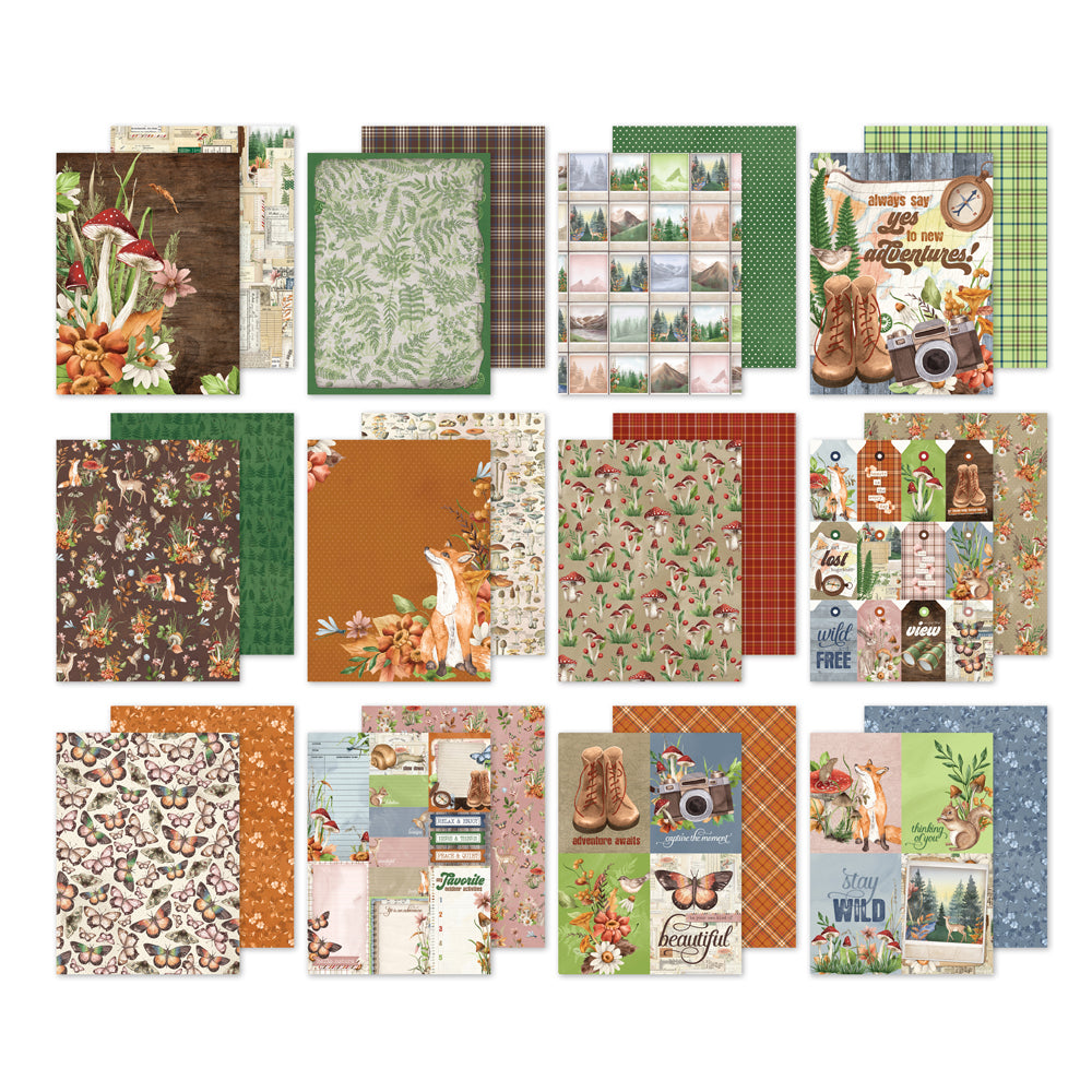 Simple Vintage Woodlands 6x8 Pad - Unit of 6