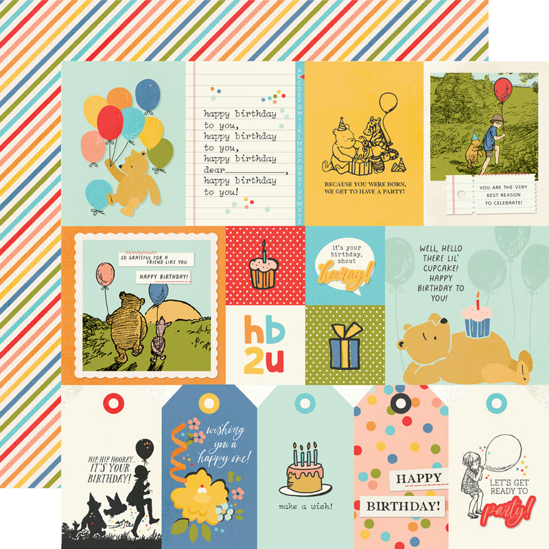 Say Cheese Classic Pooh Birthday Elements 1 - 25 pack