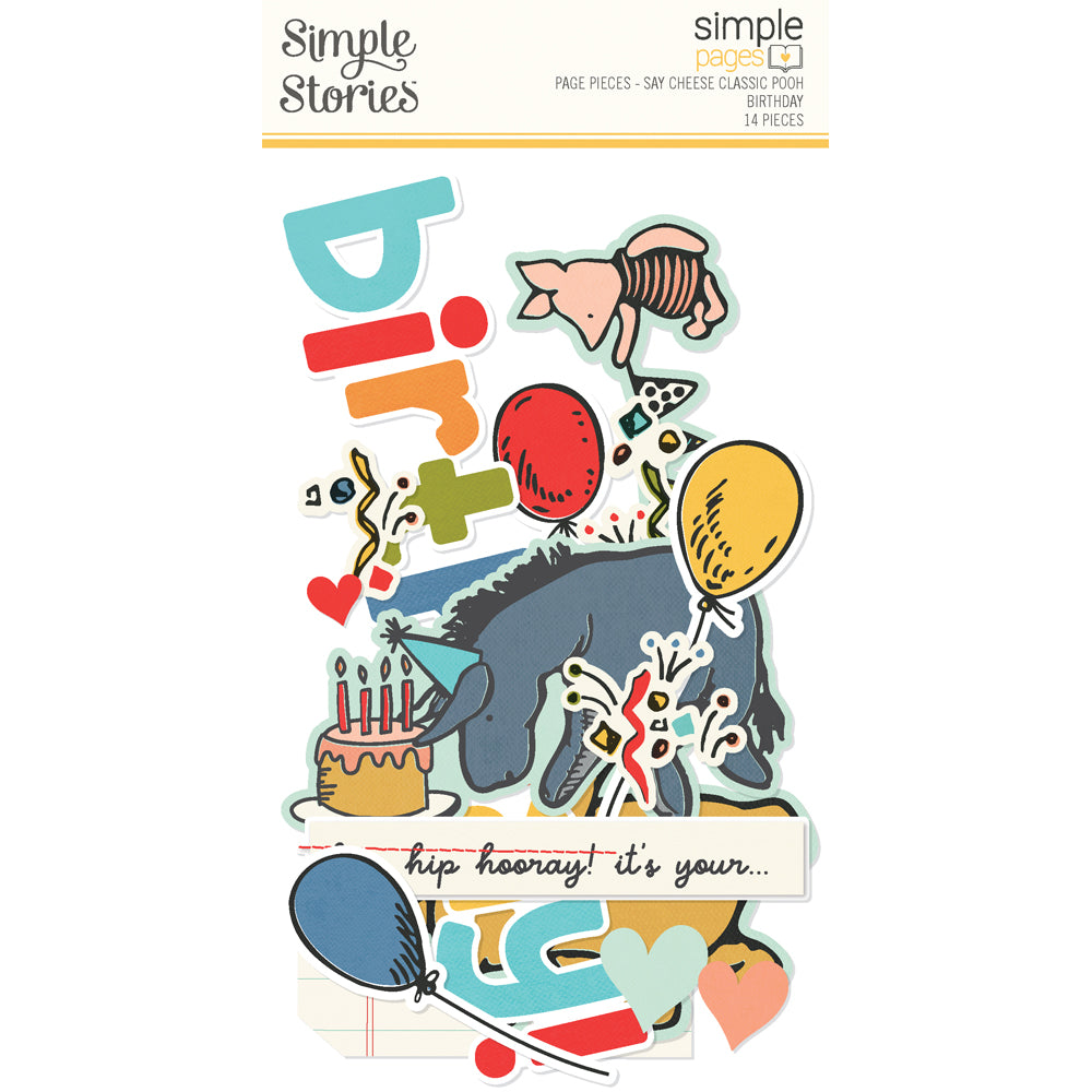 Spellbinders - Say Cheese Classic Pooh BetterPress Bundle In Collaboration With Simple Stories Spellbinders - Say Cheese Classic Pooh BetterPress Bundle In Collaboration With Simple Stories