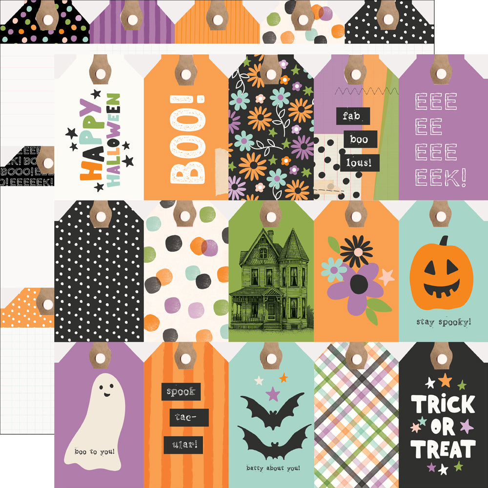 Spooky Things Tag Elements - 25 pack