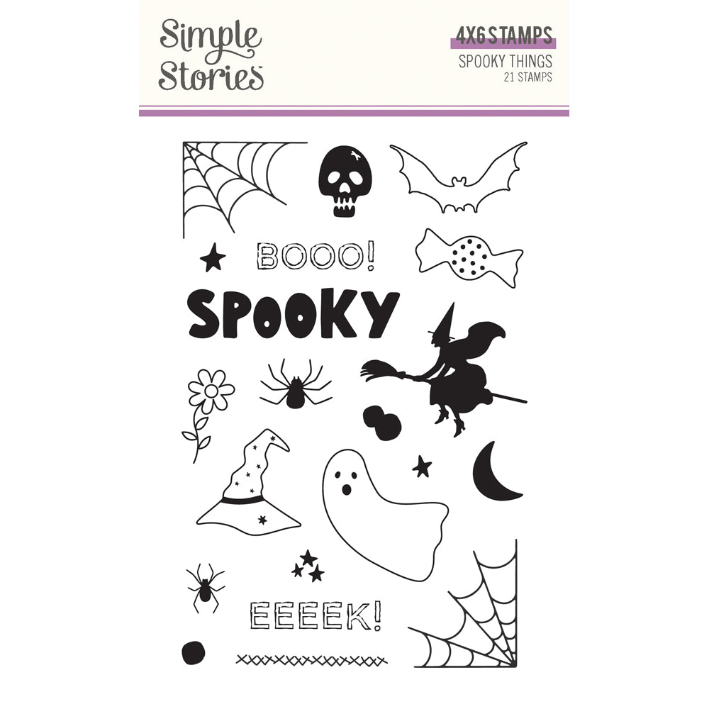 Spooky Things Stamps - Unit of 6
