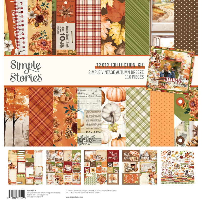 Simple Vintage Autumn Breeze Collection Kit - Sold in Units of 6