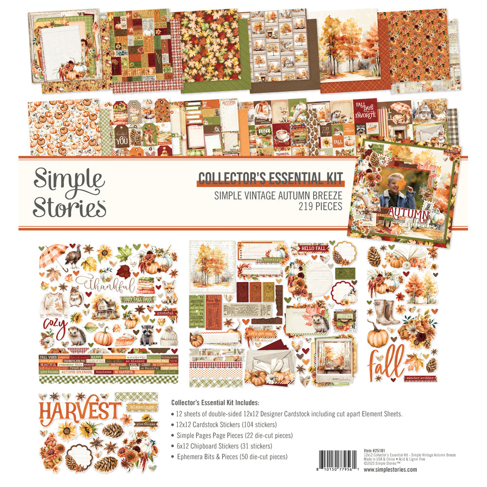 Simple Vintage Autumn Breeze Collectors Essentials Kit - Sold in Units of 6