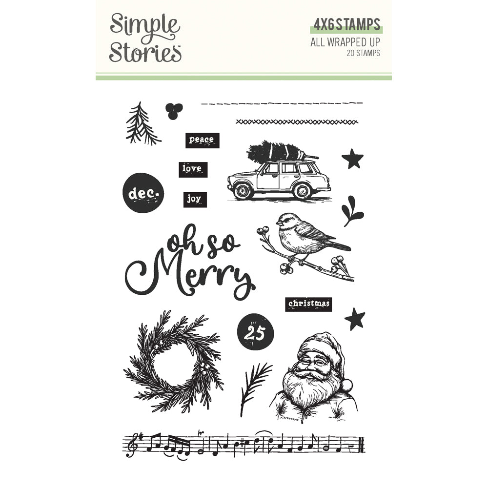 All Wrapped Up Stamps - Unit of 6