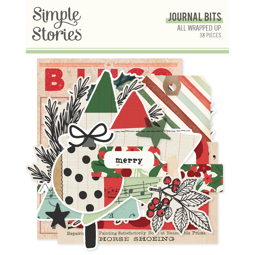 All Wrapped Up Journal Bits & Pieces - Unit of 6