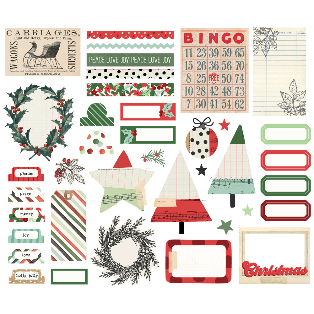 All Wrapped Up Journal Bits & Pieces - Unit of 6