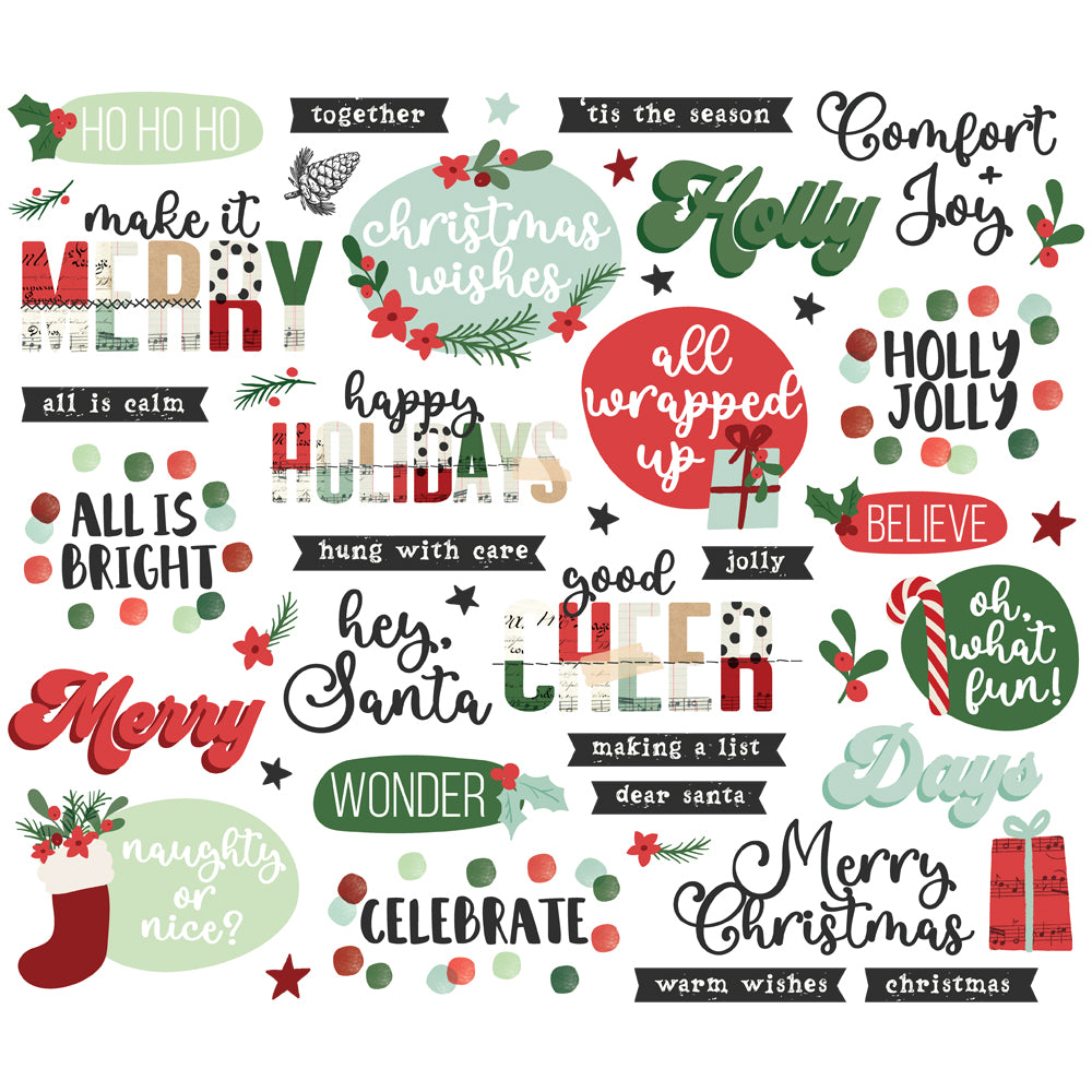 All Wrapped Up Sentiment Bits & Pieces - Unit of 6