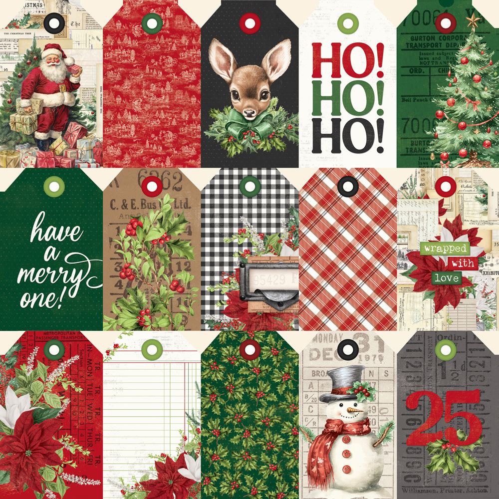 Simple Vintage Believe Tag Elements - 25 pack
