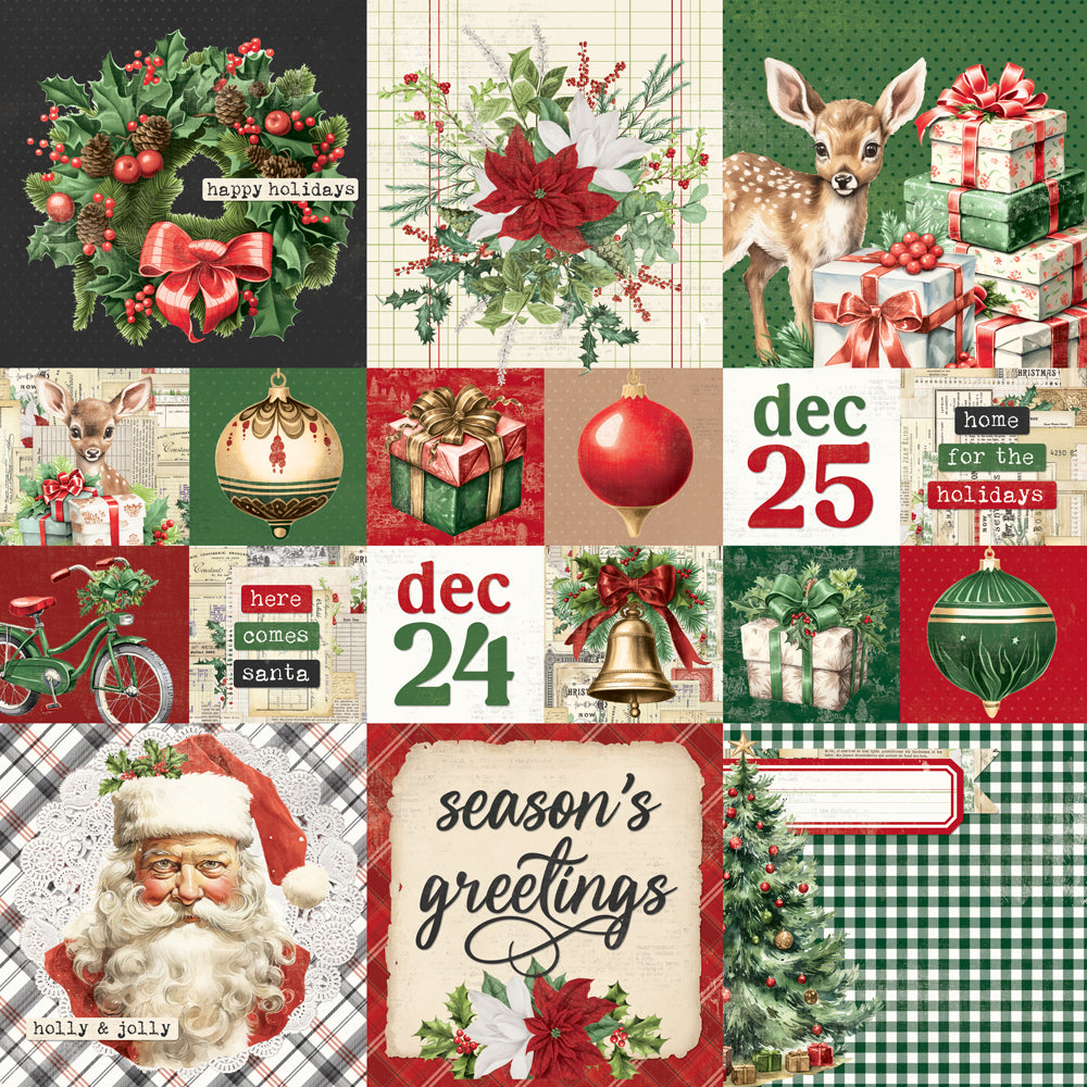 Simple Vintage Believe 2x2/4x4 Elements - 25 pack