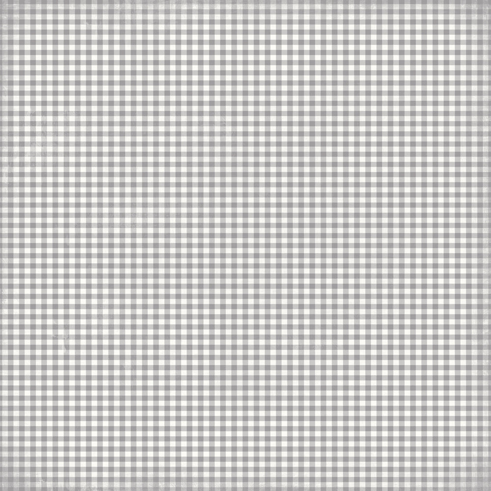 Simple Vintage Believe Tinsel Gingham - 25 pack