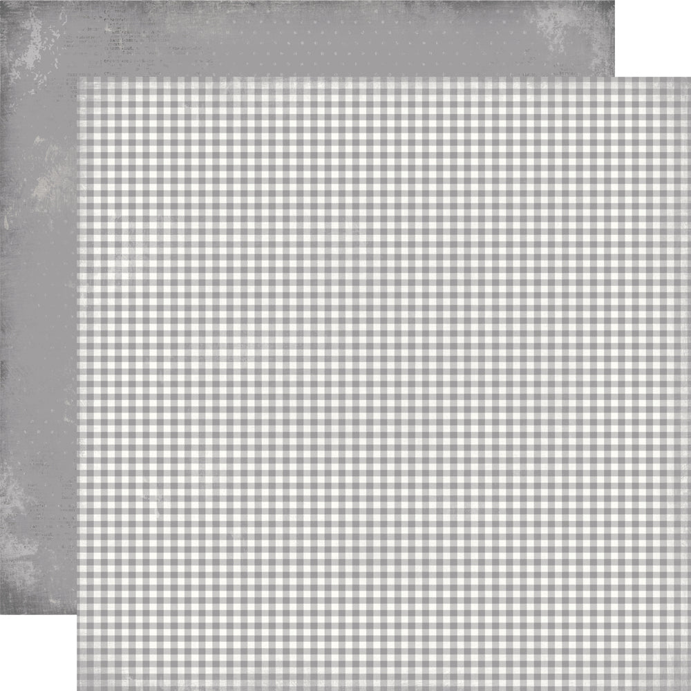 Simple Vintage Believe Tinsel Gingham - 25 pack