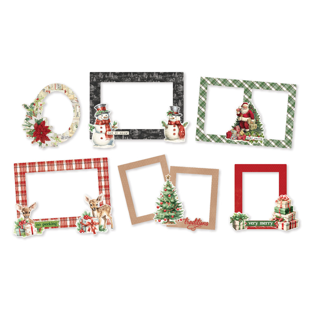 Simple Vintage Believe Chipboard Frames - Unit of 6