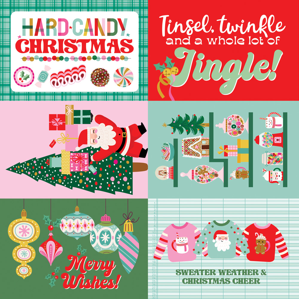 Hard Candy Christmas 4x6 Elements - 25 pack