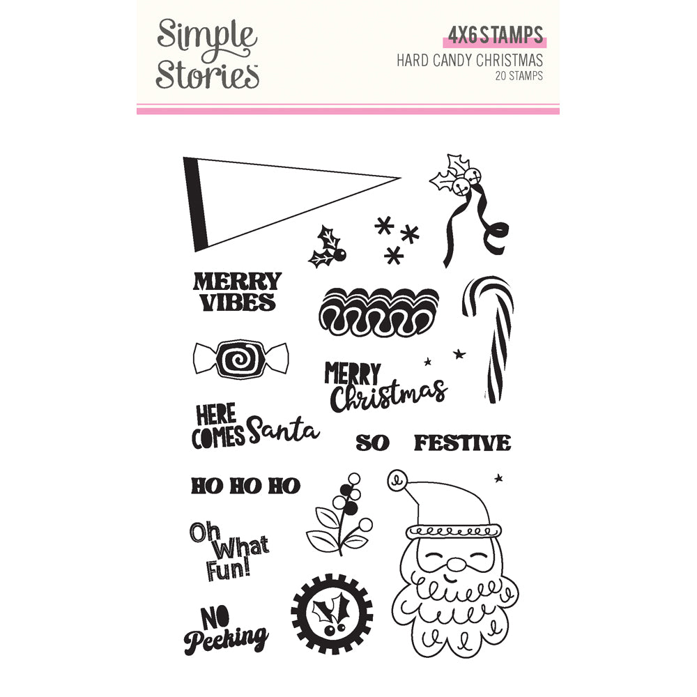 Hard Candy Christmas Stamps - Unit of 6