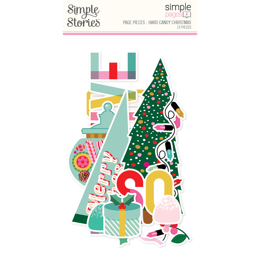 Hard Candy Christmas Simple Pages Page Pieces - Unit of 6