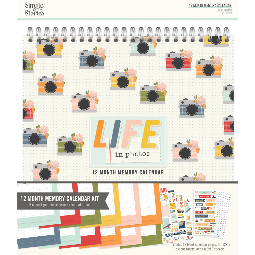 Life In Photos 12 Month Memory Calendar - Unit of 6
