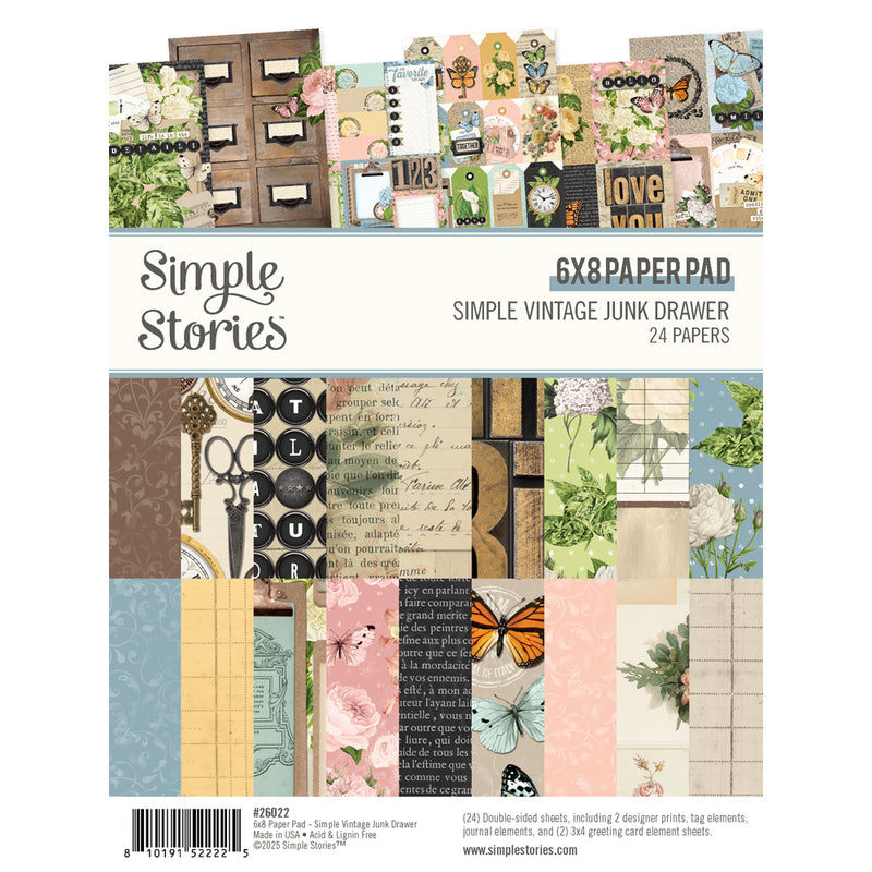 Simple Vintage Junk Drawer - 6x8 Pad – Simple Stories