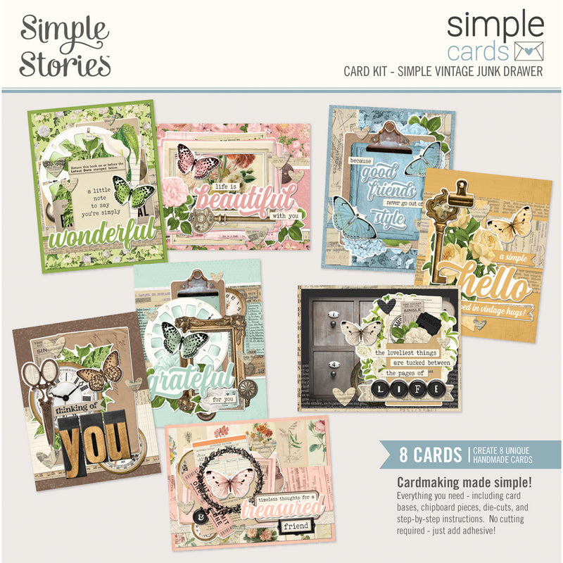 Simple Vintage Junk Drawer - Simple Cards Card Kit – Simple Stories