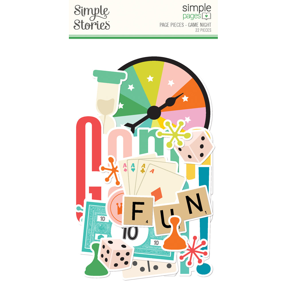 Game Night - Simple Pages Page Pieces