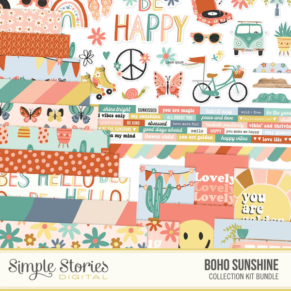 Boho Sunshine Digital Collection Kit – Simple Stories