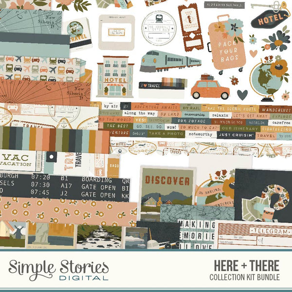 Here + There Digital Collection Kit – Simple Stories