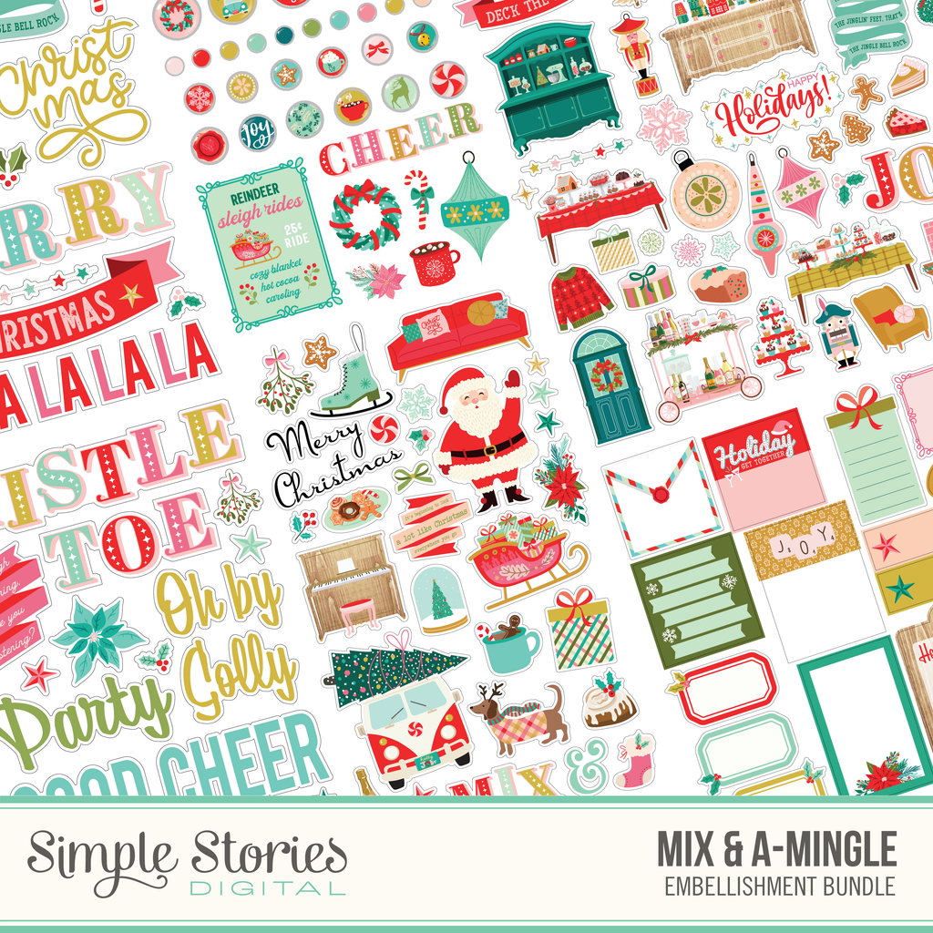 Mix & A-Mingle Digital Embellishment Bundle