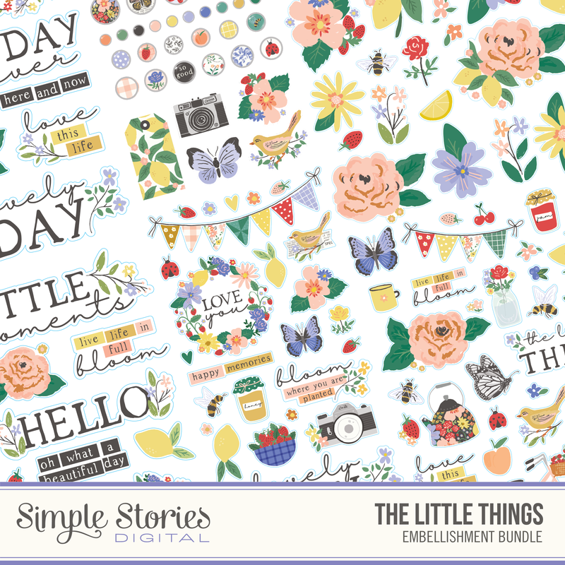 Winter Farmhouse Digital Stickers – Simple Stories