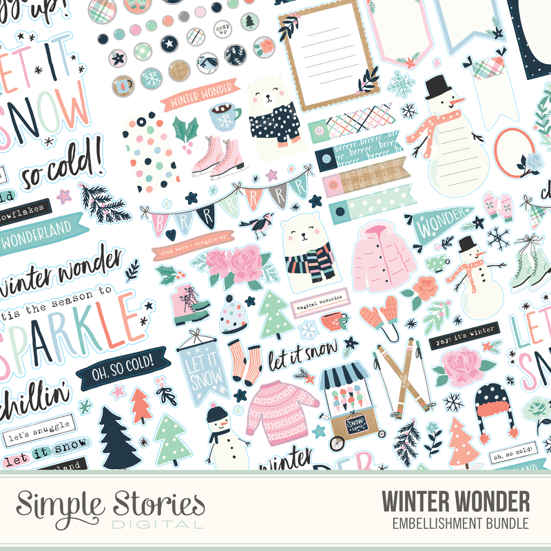 Winter Wonder Digital Collection Kit