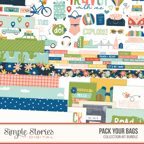Pack Your Bags Digital Collection Kit – Simple Stories