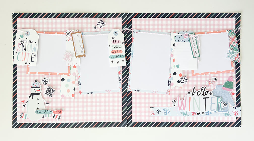 New! Quick Kit Page Layouts - Winter Wonder