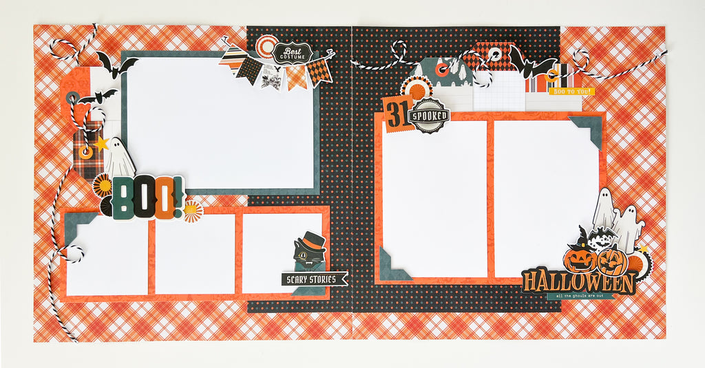New! Quick Kit Page Layouts - Scary Stories