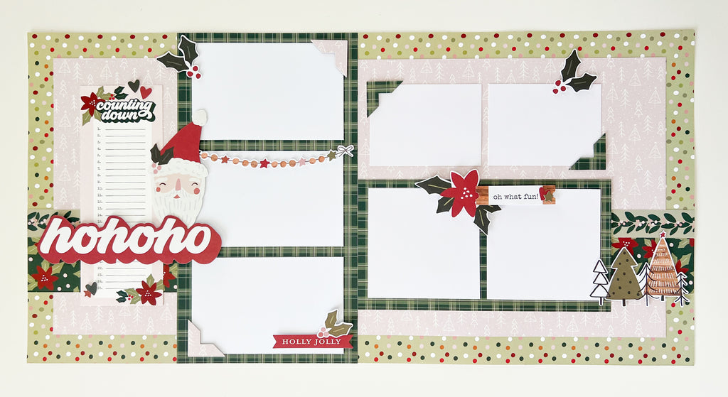 New! Quick Kit Page Layouts - Boho Christmas