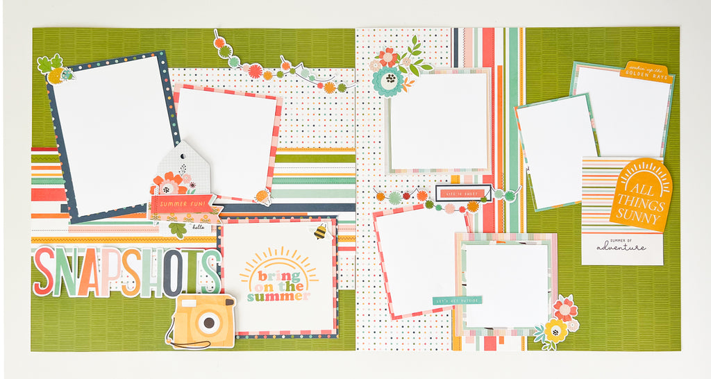New! Quick Kit Page Layouts - Summer Snapshots