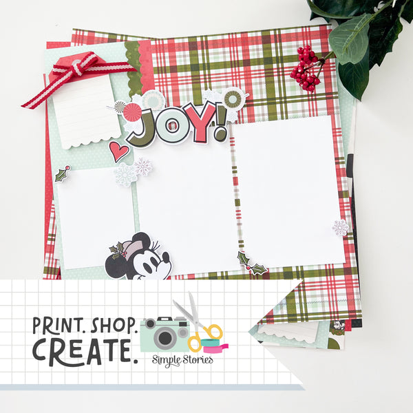Classic Mouse Christmas Layouts Project – Simple Stories