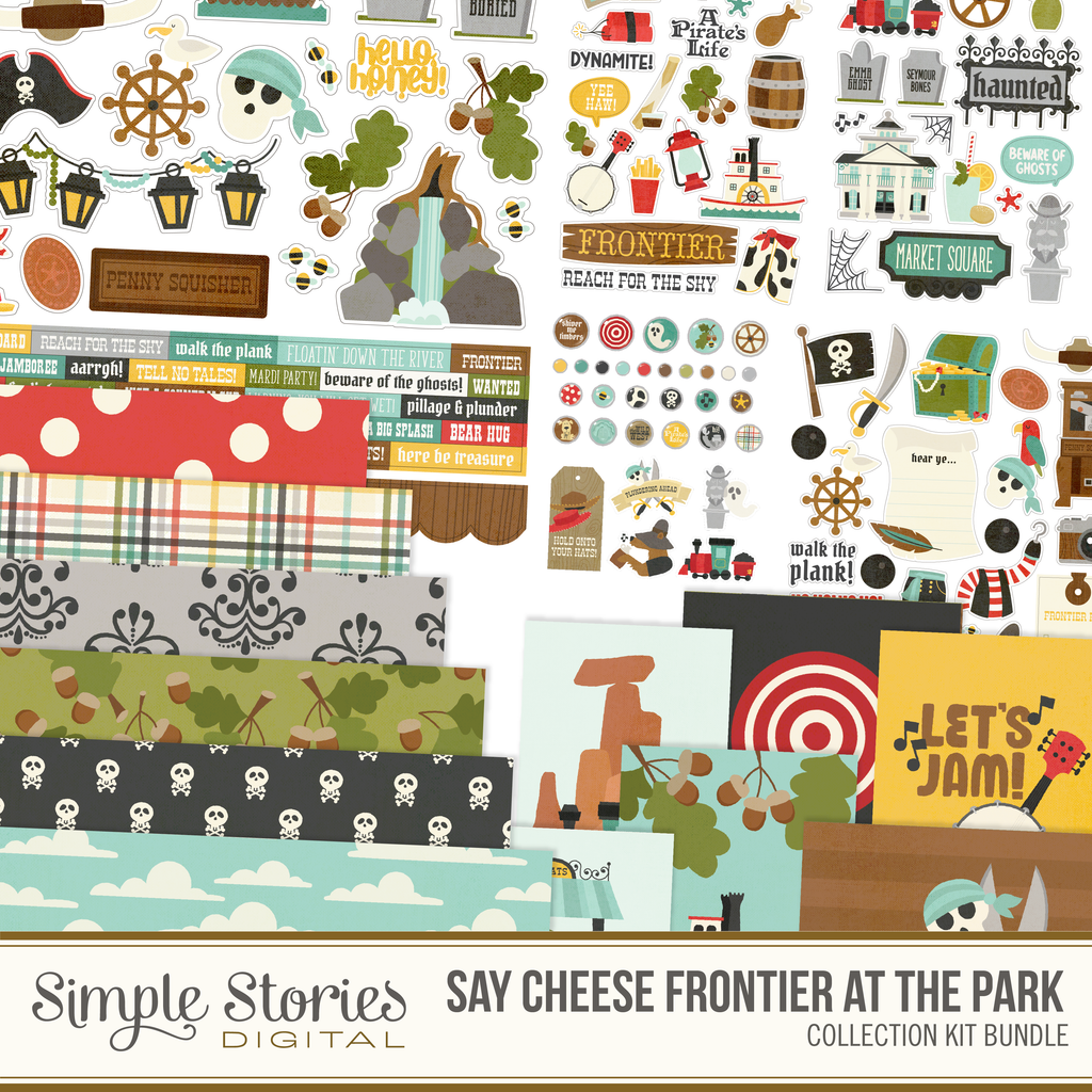 Say Cheese Frontier at the Park Digital Collection Kit