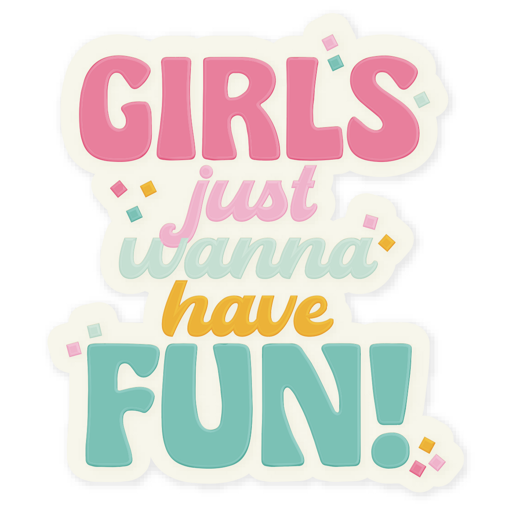 Girls Just Wanna Have Fun - Bag Charm