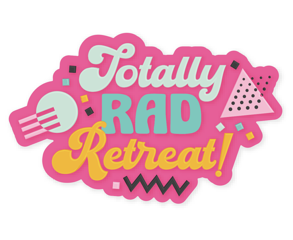 Totally Rad Retreat - Bag Charm