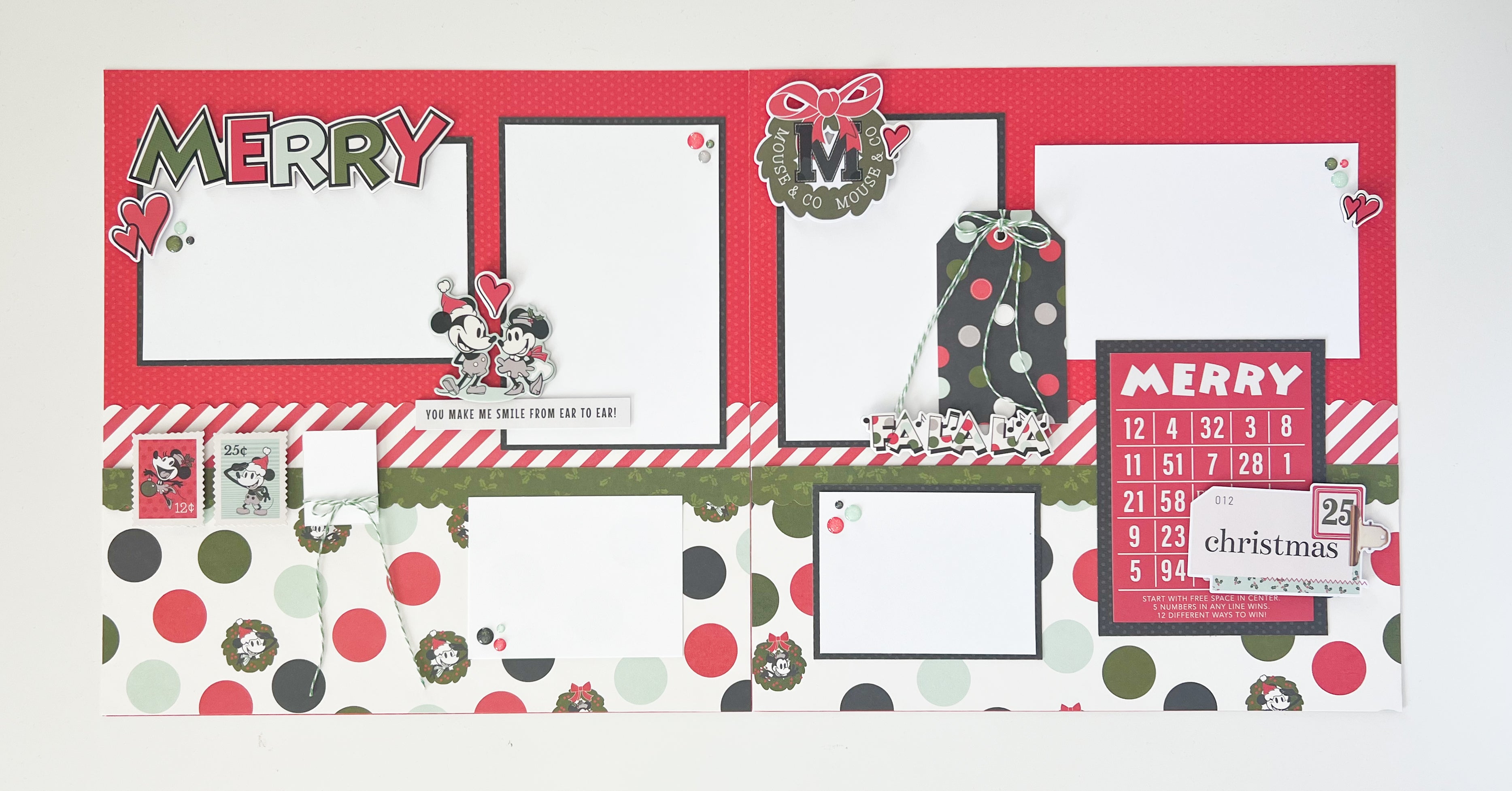 Mini Mouse Layout Design Classic Mouse Christmas Layouts Project – Simple Stories