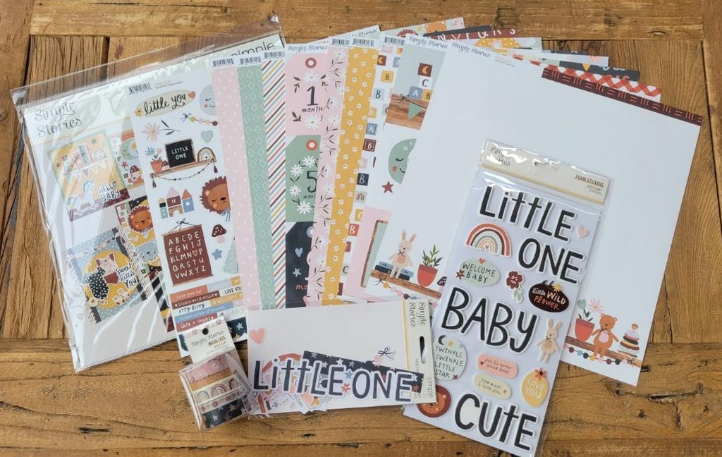 NEW! Boho Baby Scrapbook Bundle #2