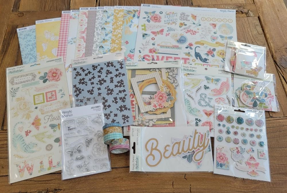 NEW! Wildflower Scrapbook Bundle #3