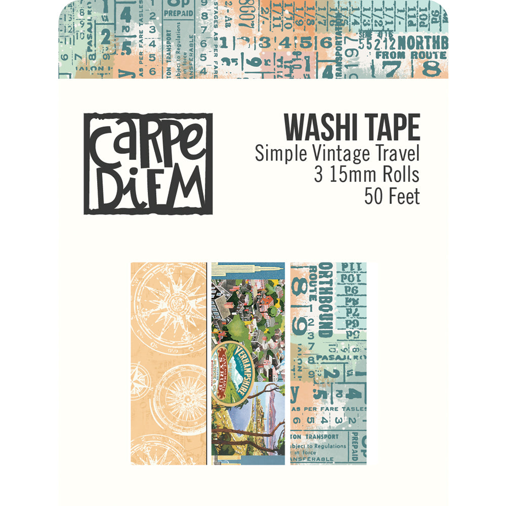Simple Vintage Traveler Washi Tape