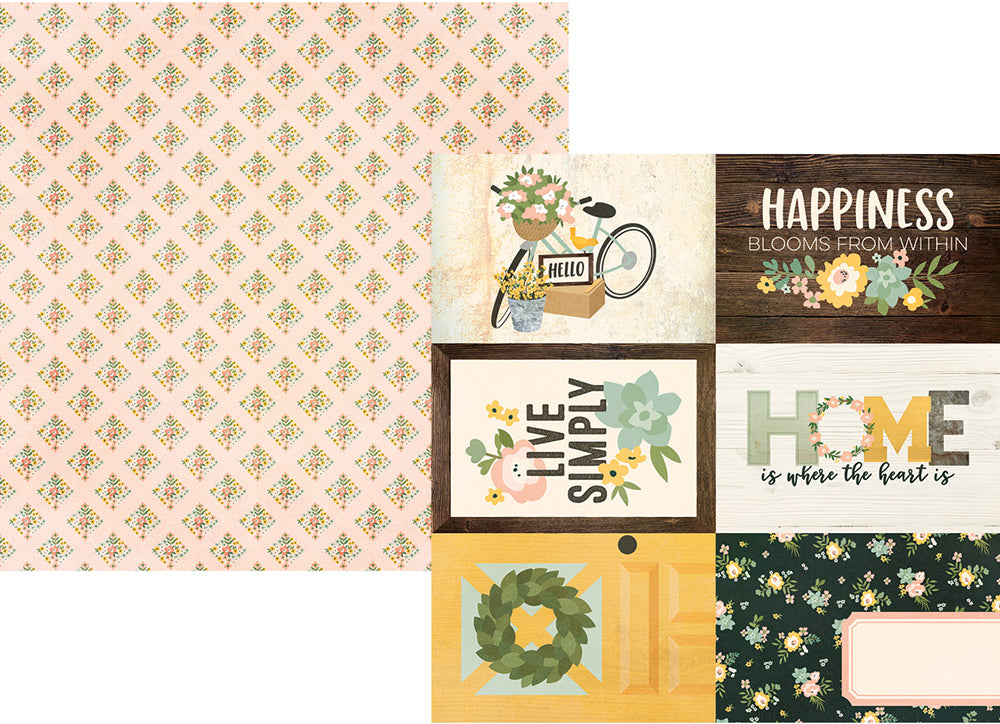 Simple Stories Springtime WELCOME SPRING 12x12 Scrapbook Paper –  Scrapbooksrus