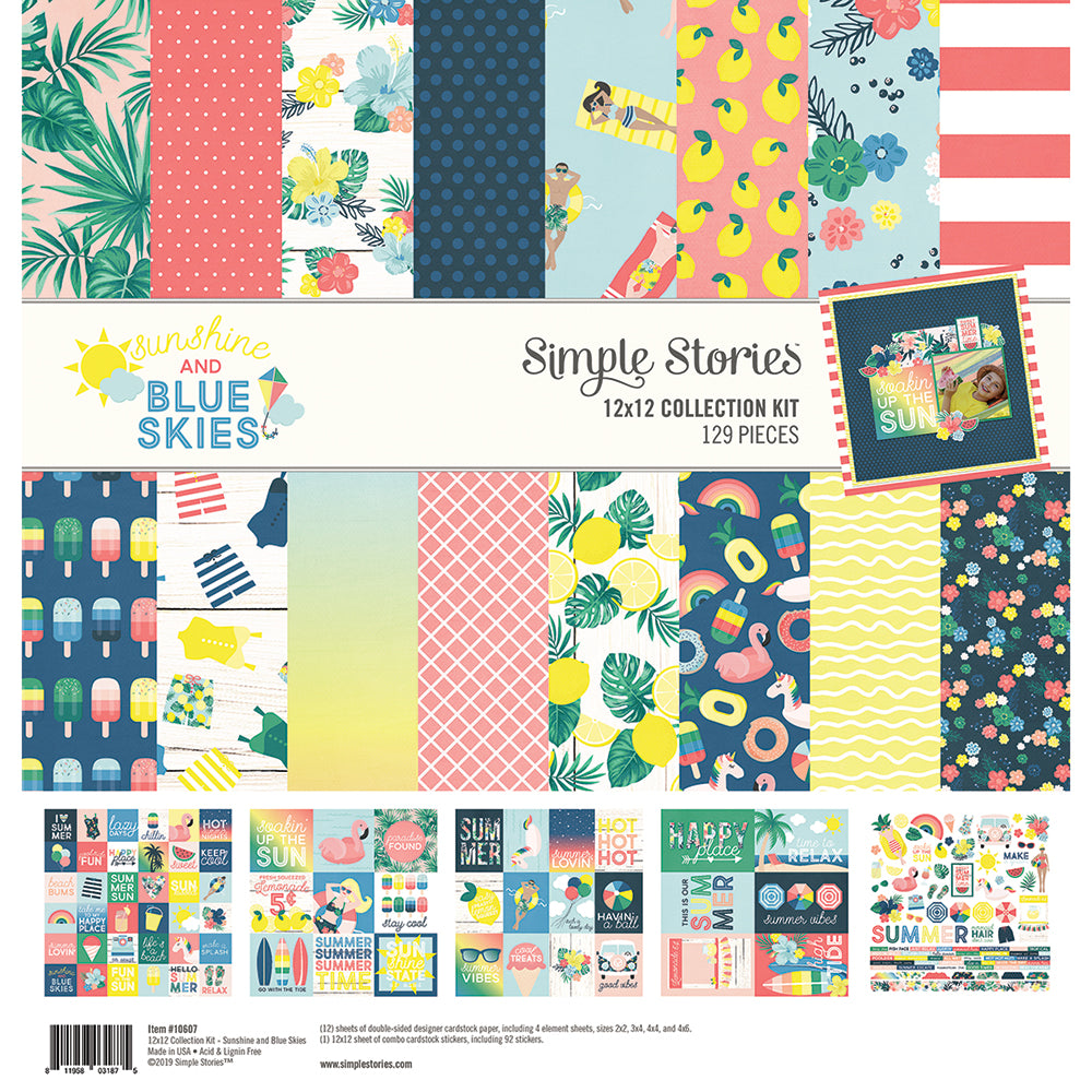 Sunshine & Blue Skies 12x12 Collection Kit