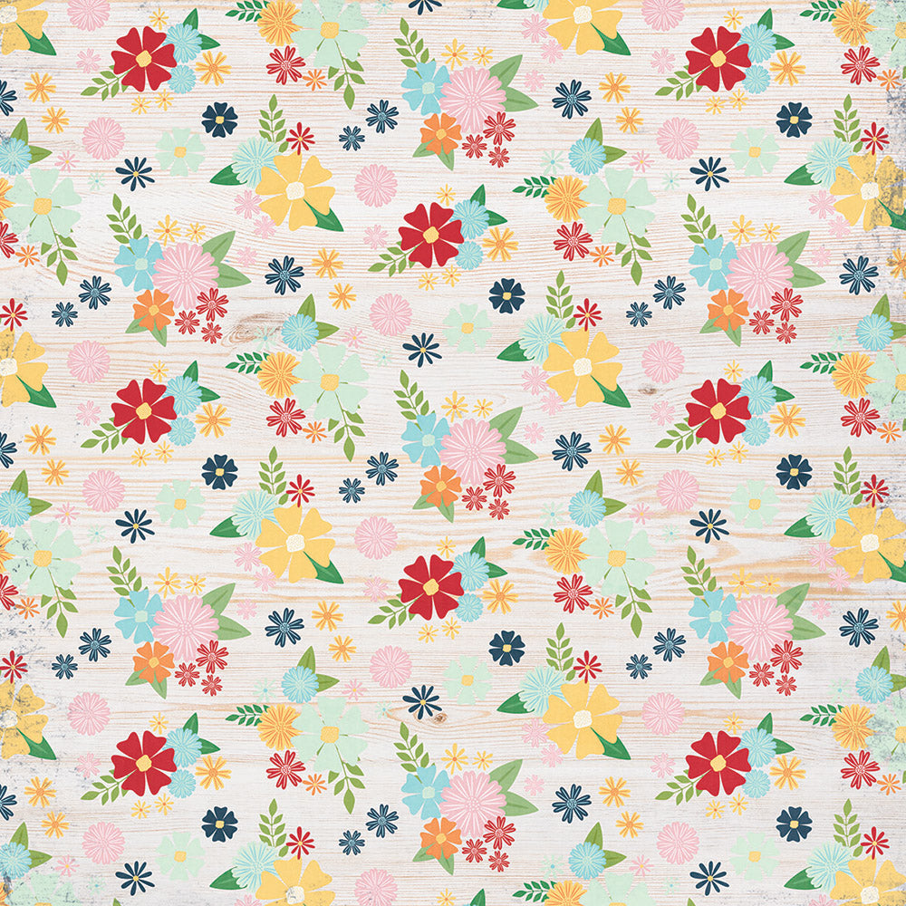Nice Spring Paper Springtime 12x12 Paper - Welcome Spring – Simple Stories